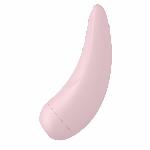 Вакуумний кліторальний стимулятор Satisfyer Curvy 2+ Pink з керуванням через інтернет - мініатюра 6