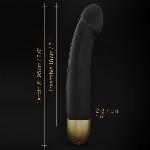 Вібратор Dorcel Real Vibration M Gold 2.0, діаметр 3,7см, перезаряджається, для точки G - мініатюра 5