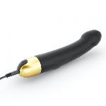 Вібратор Dorcel Real Vibration M Gold 2.0, діаметр 3,7см, перезаряджається, для точки G - мініатюра 2
