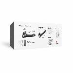 Безремінний страпон з вібрацією Strap-On-Me Vibrating Black L, діаметр 3,7см, пульт ДК, регульований - мініатюра 7
