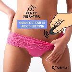 Вібратор в трусики FeelzToys Panty Vibrator Black з пультом ДК, 6 режимів роботи, сумочка-чохол - мініатюра 4