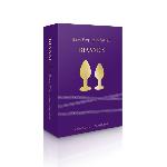 Набір металевих анальних пробок із кристалом RIANNE S – Booty Plug Luxury Set, діаметр 3 та 3,5 см - мініатюра 2