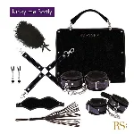 Подарунковий набір для BDSM RIANNE S — Kinky Me Softly Black: 8 предметів для задоволення - мініатюра 1