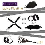 Подарунковий набір для BDSM RIANNE S — Kinky Me Softly Black: 8 предметів для задоволення - мініатюра 2