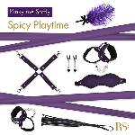 Подарунковий набір для BDSM RIANNE S — Kinky Me Softly Purple: 8 предметів для задоволення - мініатюра 2