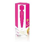 Вібромасажер Rianne S: Bella Mini Wand Rose, 10 режимів, медичний силікон, подарункове паковання - мініатюра 5