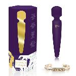 Вібромасажер Rianne S: Bella Mini Wand Purple, 10 режимів, медичний силікон, подарункове паковання - мініатюра 6