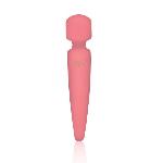 Вібромасажер Rianne S: Bella Mini Wand Coral, 10 режимів роботи, медичний силікон, подарункове паков - мініатюра 3
