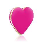 Вібратор-сердечко Rianne S: Heart Vibe Rose, 10 режимів, медичний силікон, подарункове паковання - мініатюра 2