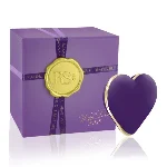 Вібратор-сердечко Rianne S: Heart Vibe Purple, 10 режимів, медичний силікон, подарункове паковання - мініатюра 1