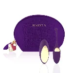 Віброяйце Rianne S: Pulsy Playball Deep Purple з вібрувальним пультом ДК,косметичка-чохол, 10режимів - мініатюра 1