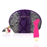 Вібратор для точки G Rianne S: Boa Mini Pink, 10 режимів роботи, медичний силікон, косметичка-чохол - мініатюра 1