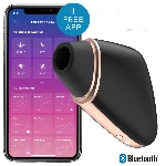 Вакуумний кліторальний стимулятор Satisfyer Love Triangle Black з керуванням через інтернет - мініатюра 1