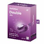 Смарт-вібратор для пар Satisfyer Double Joy Violet із широким кліторальним стимулятором - мініатюра 7