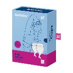 Набір менструальних чаш Satisfyer Feel Secure (transparent), 15мл і 20мл, мішечок для зберігання - мініатюра 4