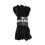Джутова мотузка для Шибарі Feral Feelings Shibari Rope, 8 м чорна - мініатюра 1