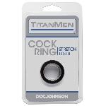 Ерекційне кільце Doc Johnson Titanmen Tools - Cock Ring - Black - мініатюра 2