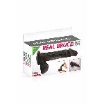 Фалоімітатор на присосці Real Body — Real Bruce Black, TPE, діаметр 4,2 см - мініатюра 3