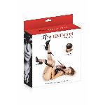 Фіксатори для ніг Fetish Tentation Neck and Ankle Strap з маскою на очі - мініатюра 2
