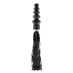 Флогер з ручкою - анальним намистом Fetish Tentation Whip with Rosary Handle - мініатюра 1