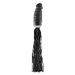 Флогер з ручкою-дилдо Fetish Tentation Whip with Dildo Handle - мініатюра 1