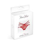 Трусики з відкритою попкою Fashion Secret Nadia Red - мініатюра 2