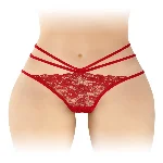 Трусики з відкритою попкою Fashion Secret Nadia Red - мініатюра 1
