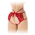 Трусики з відкритою попкою Fashion Secret Nadia Red - мініатюра 3
