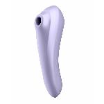 Смарт-вібратор та вакуумний стимулятор 2в1 Satisfyer Dual Pleasure Mauve - мініатюра 2