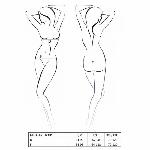 Ажурний боді Passion AZALIA BODY L/XL, black - мініатюра 2