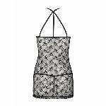 Напівпрозора сорочка Passion AZALIA CHEMISE S/M, black - мініатюра 2