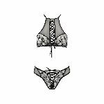 Еротичний комплект Passion AZALIA SET S/M, black - мініатюра 4