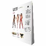 Відвертий бодістокінг з глибоким декольте Passion BS075 white - мініатюра 2