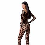 Бодістокінг з крупною сіткою Passion BS077 black - мініатюра 8