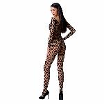 Бодістокінг з крупною сіткою Passion BS077 black - мініатюра 6