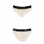 Трусики з широкою резинкою і мереживом Passion PS001 PANTIES XL, ecru - мініатюра 4