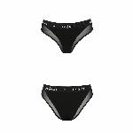 Трусики з прозорою вставкою Passion PS002 PANTIES L, black - мініатюра 4