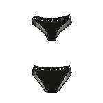 Трусики з прозорою вставкою Passion PS002 PANTIES XL, black - мініатюра 4