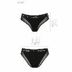 Трусики з прозорою вставкою Passion PS002 PANTIES XL, black - мініатюра 3