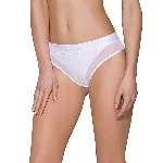 Трусики з прозорою вставкою Passion PS002 PANTIES S, white - мініатюра 1