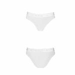 Трусики з прозорою вставкою Passion PS002 PANTIES XL, white - мініатюра 3