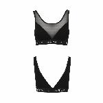 Топ з прозорою вставкою Passion PS002 TOP M, black - мініатюра 3