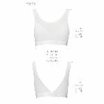 Топ з прозорою вставкою Passion PS002 TOP L, white - мініатюра 2