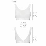 Топ з прозорою вставкою Passion PS002 TOP XL, white - мініатюра 2