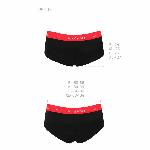 Трусики-шортики Passion PS003 PANTIES S, black - мініатюра 3