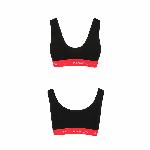 Спортивний топ на широких бретелях Passion PS003 TOP M, black - мініатюра 4