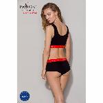 Спортивний топ на широких бретелях Passion PS003 TOP XL, black - мініатюра 2