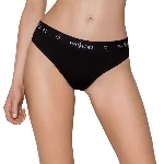 Трусики-сліпи з бавовни та еластаном Passion PS004 PANTIES XL, black - мініатюра 1