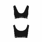 Спортивний топ з широкою гумкою Passion PS004 TOP S, black - мініатюра 4
