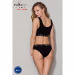 Спортивний топ з широкою гумкою Passion PS004 TOP S, black - мініатюра 2